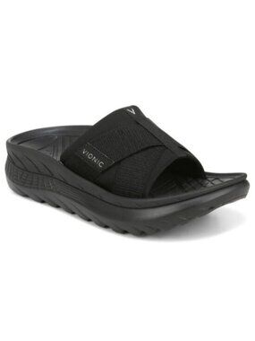 Vionic Black Rebound Unisex Sandal